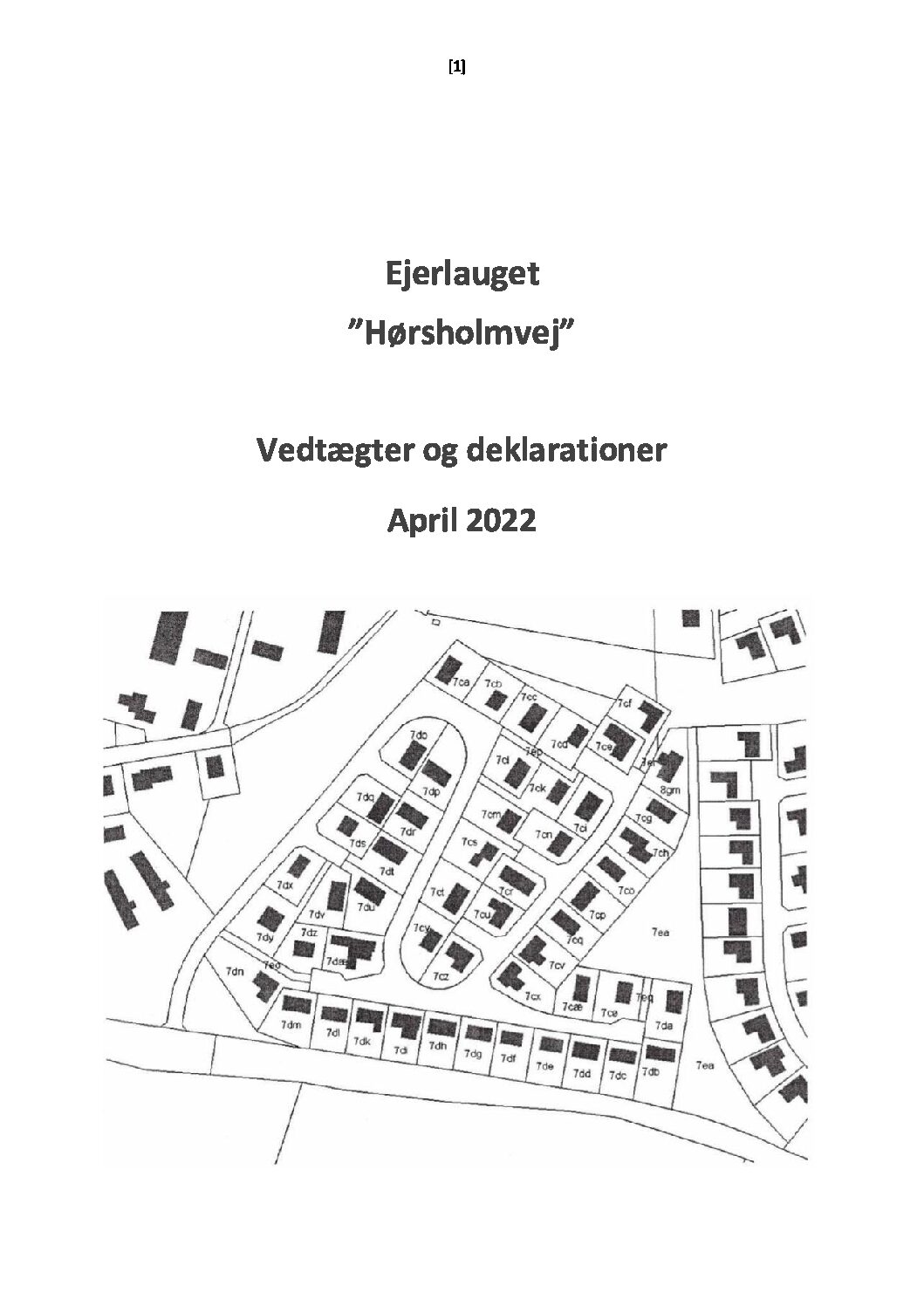 Vedtægter, April 2022